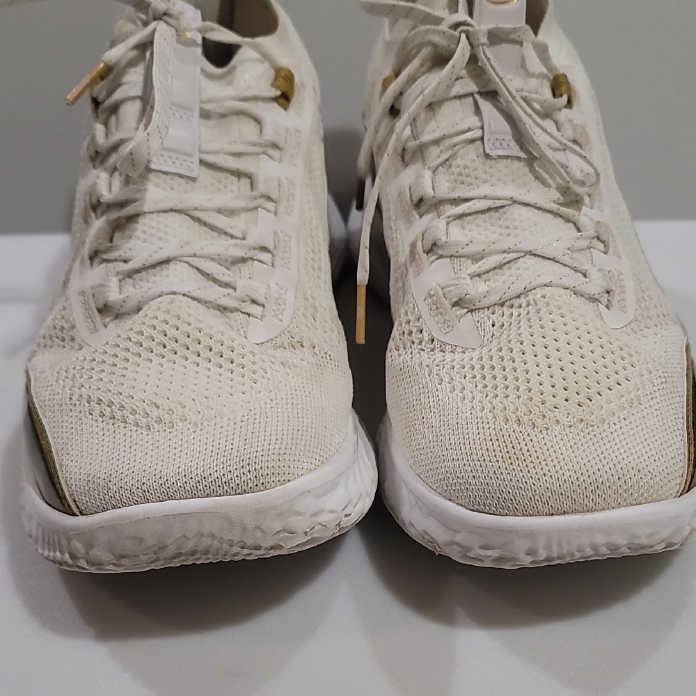 Curry Under Armor Flow 8 Sneakers w/ Gold Accents Size 12 M 13.5 W US EU 46 - Picture 6 of 16